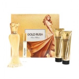 Perfume Gold Rush Estuche Set 4 Piezas Dama 100 ml.